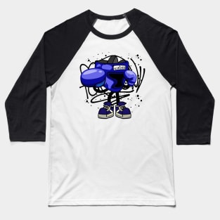 Muay Thai boxing Graffiti Street Art Baseball T-Shirt